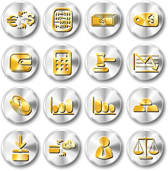 Money icons — Stock Vector
