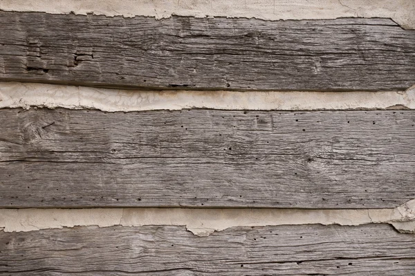 stock image Old wall of log cabine