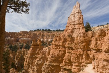 bryce canyon güzel kaya oluşumu.