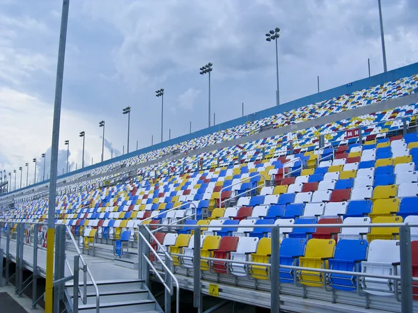 stock image Stadium with colorful seats