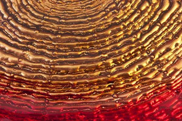 Textured gold and red glass background — Stock Photo, Image