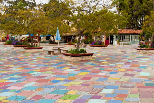 西班牙小村艺术中心在巴尔博亚公园，圣地亚哥，加利福尼亚州 — 图库照片