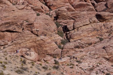 renkli taş red rock canyon Devlet Park, nevada, ABD