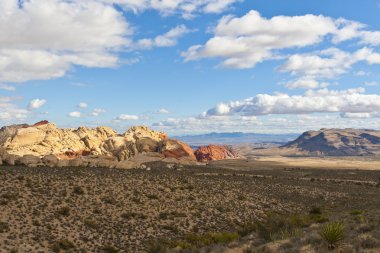 renkli taş red rock canyon Devlet Park, nevada, ABD