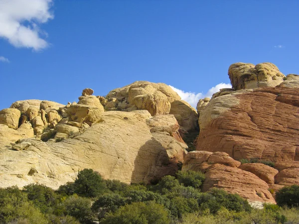 Kleurrijke stenen in red rock canyon staatspark, nevada, usa — Stockfoto