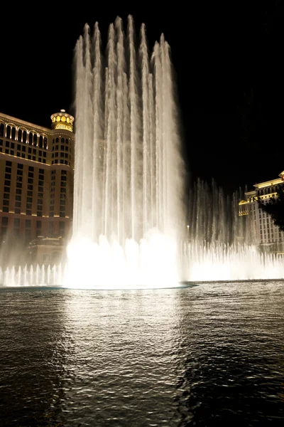 Dancing Fountains em frente ao Bellagio Hotel em Las Vegas , — Fotografia de Stock