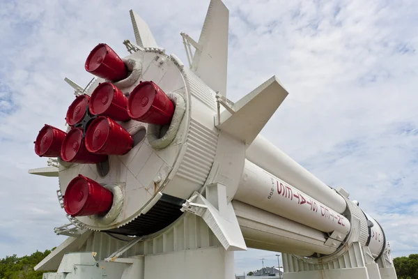 火箭在美国航空航天局肯尼迪航天中心 — 图库照片