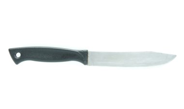 Small kitchen knife isolated on white