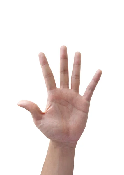 Símbolo da mão isolado — Fotografia de Stock