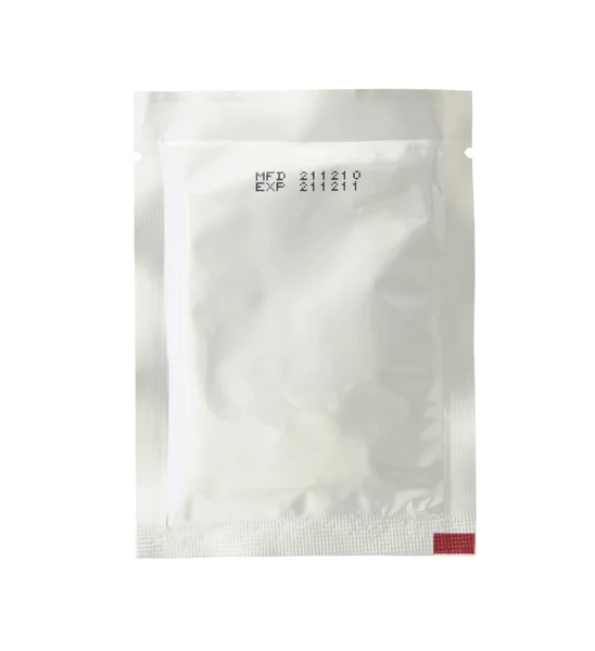 Plastic package bag isolated on white background — Stock Photo, Image