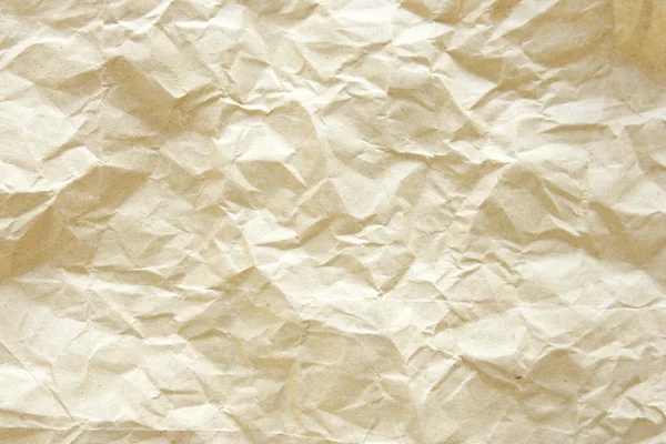 Vieille texture froissée sac en papier — Photo