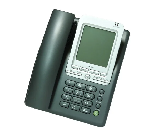 Телефон изолирован на белый — стоковое фото