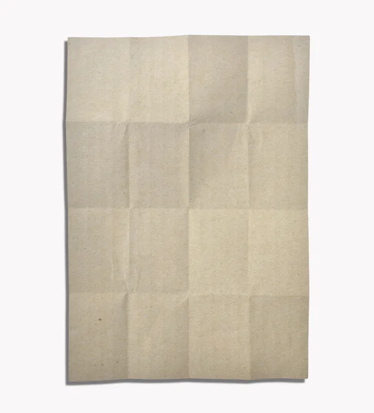 Ανακυκλωμένο χαρτί που απομονώνεται σε λευκό φόντο — Φωτογραφία Αρχείου