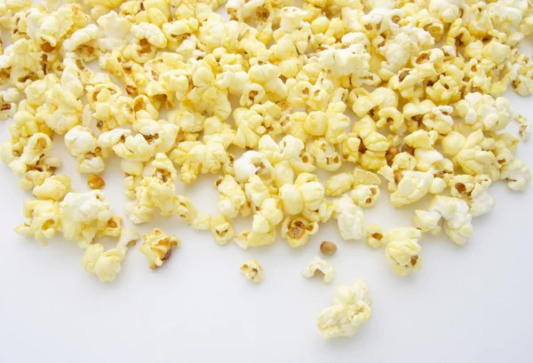 stock image Popcorn on white background