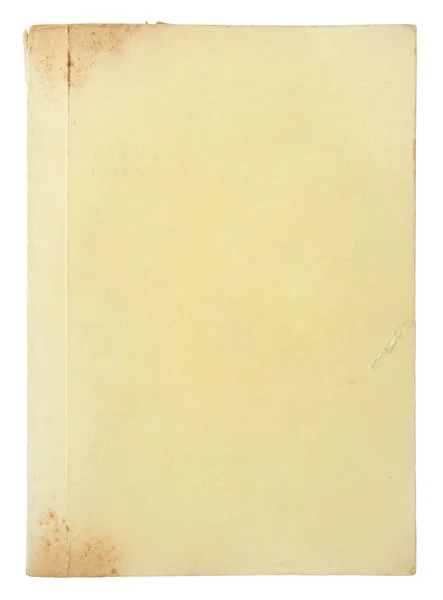 Vieilles pages de livre isolées sur blanc — Photo