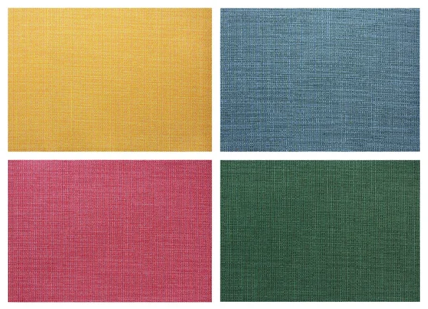 Set di tela di lino texture — Foto Stock
