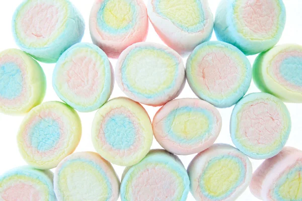 Colorful marshmallow background — Stock Photo, Image