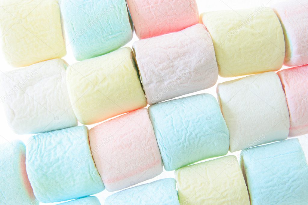 Colorful marshmallow background — Stock Photo © aopsan #10082299