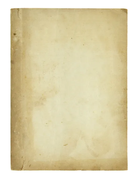 Vieilles pages de livre isolées sur blanc — Photo