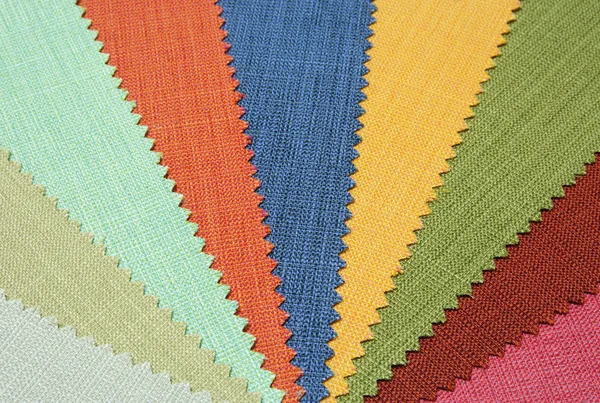 Tom multicolorido de amostra de textura de tecido — Fotografia de Stock