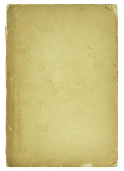 Oude boek pagina's geïsoleerd op wit — Stockfoto