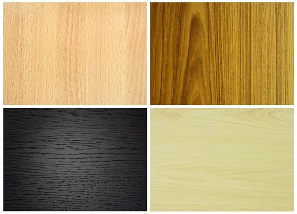 Conjunto de texturas de madeira — Fotografia de Stock