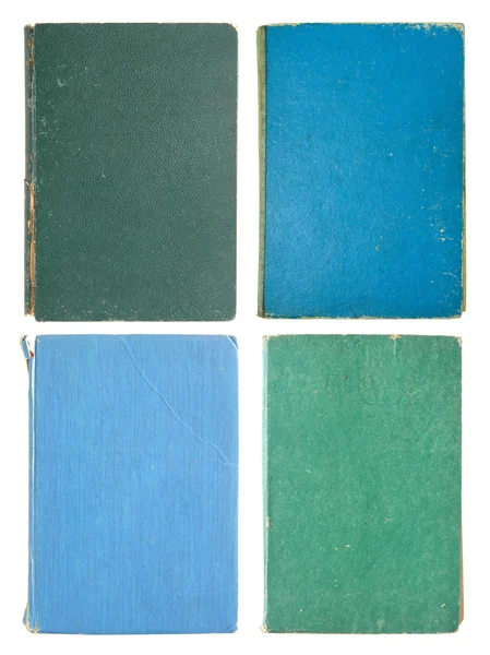 Σύνολο παλιών σελίδων βιβλίων που απομονώθηκαν σε λευκό φόντο — Φωτογραφία Αρχείου
