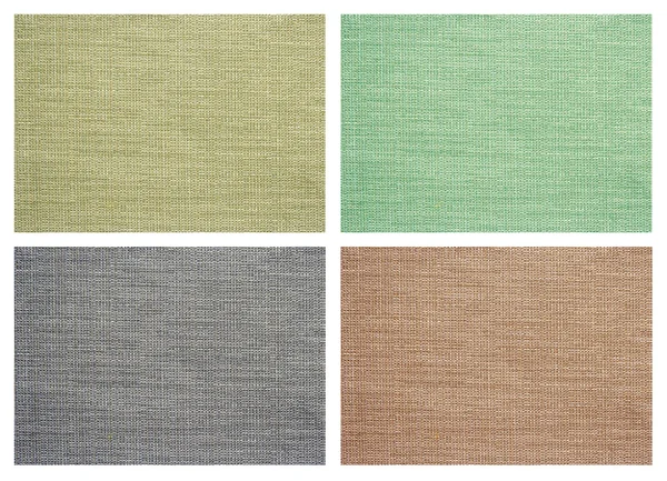 Set di tela di lino texture — Foto Stock