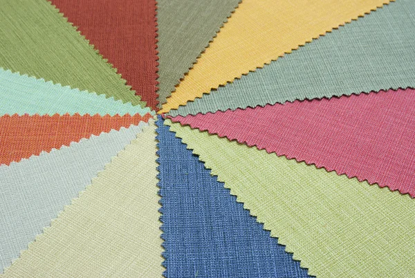 Разноцветные образцы текстуры ткани — стоковое фото