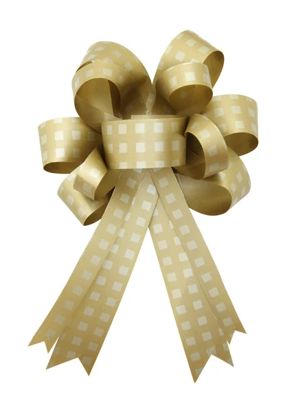 Gift ribbon and bow Isolated on white background — Stock Photo, Image