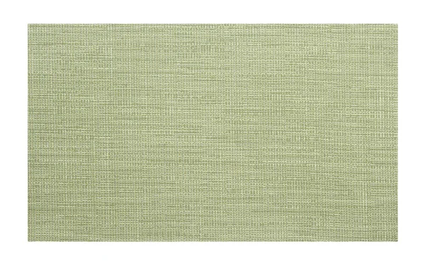 Green fabric sample isolated on white background — Stock Photo, Image