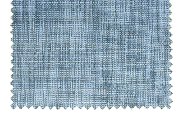 Modrá látka vzorek vzorků textury — Stock fotografie