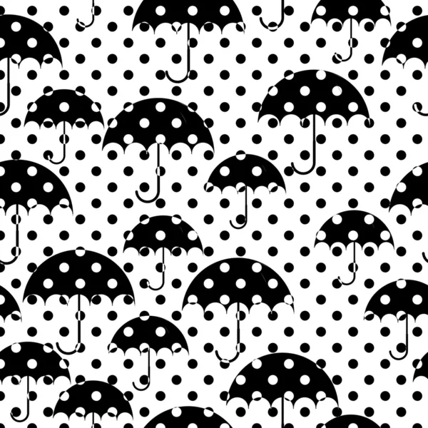 Seamless umbrella pattern — Stock Photo, Image
