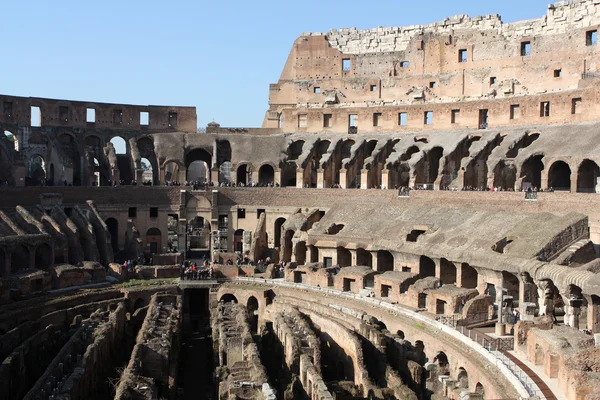 Εσωτερική άποψη του ρωμαϊκού colosseum Royalty Free Φωτογραφίες Αρχείου