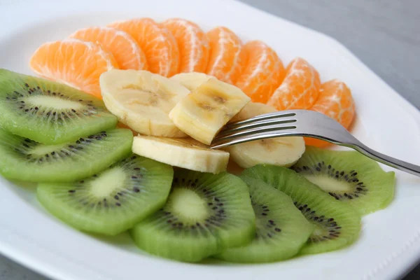 stock image Fresh fruit plate