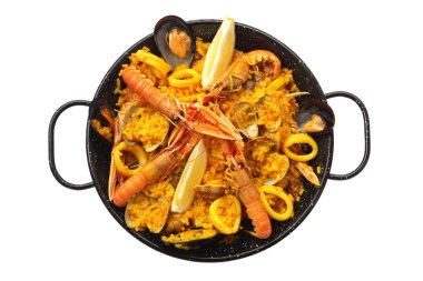 Isolated paella clipart