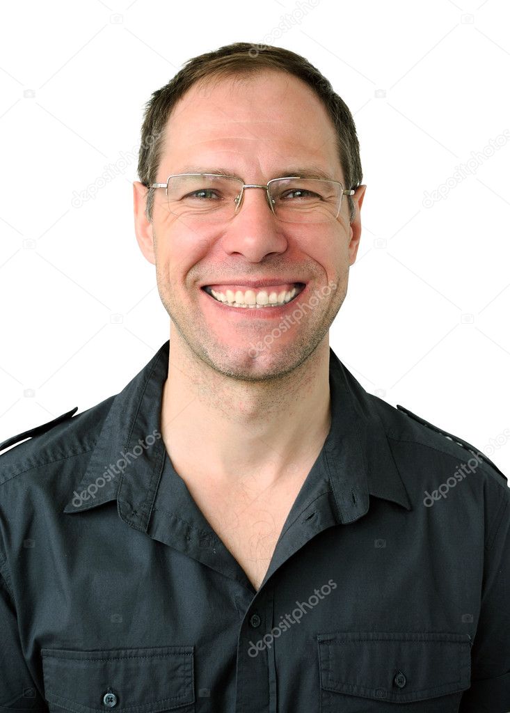 Portrait of a successful middle-aged man smiling