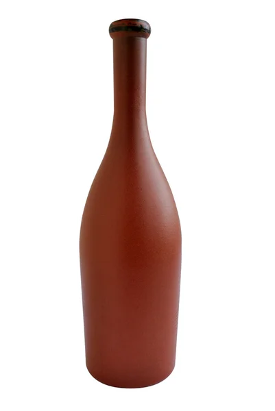 Botella de arcilla aislada — Foto de Stock