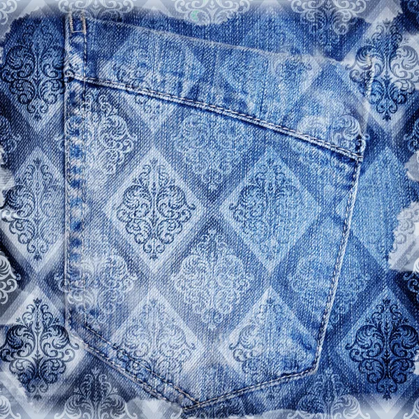 Fondo de jeans abstractos — Foto de Stock
