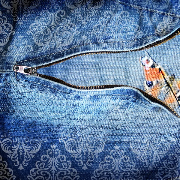 Abstrakter Jeans-Hintergrund — Stockfoto