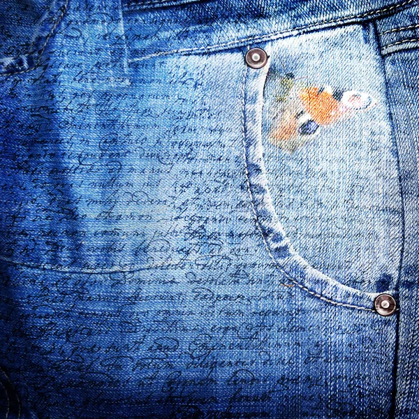 Pozadí abstraktní džíny — Stock fotografie