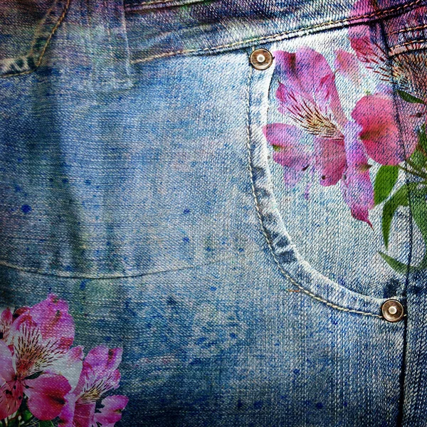 Fondo de jeans abstractos — Foto de Stock