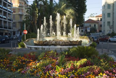 Sanremo, liguria İtalya bir çeşme