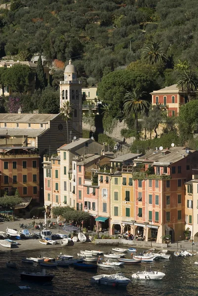 Nádherné vesnici portofino, liguria, Itálie — Stock fotografie