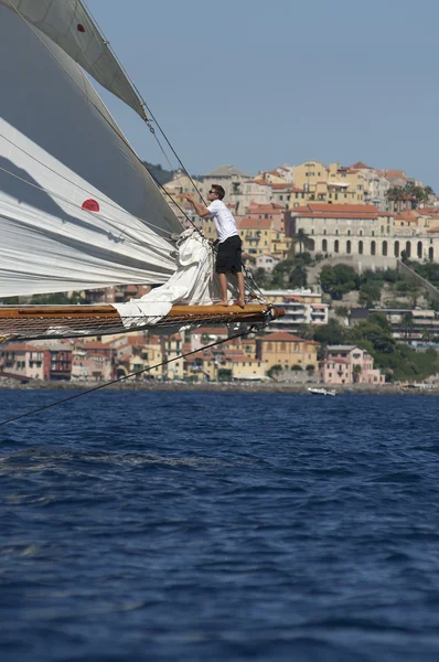 stock image Vele D'epoca Imperia 092010 trofeo Panerai