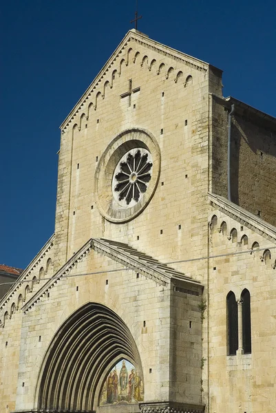 Sanremo,Liguria Italy San Siro church — Zdjęcie stockowe