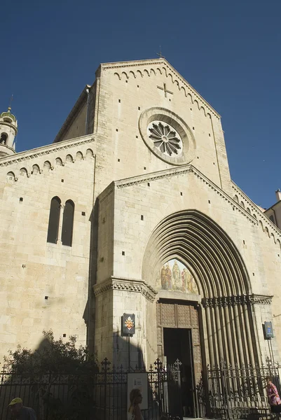 Sanremo,Liguria Italy San Siro church — Zdjęcie stockowe