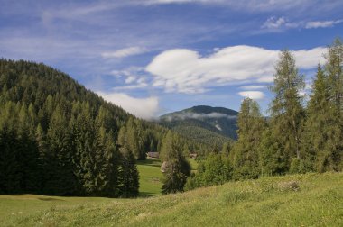 Dolomiti yakınındaki san martino di castrozza, trentino, İtalya