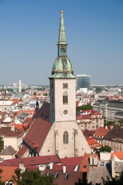 Bratislava, Slovakya st. martin's Katedrali ve sermaye