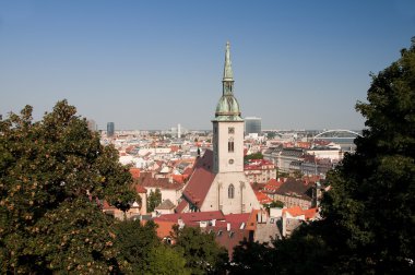 Bratislava,the capital of Slovakia clipart